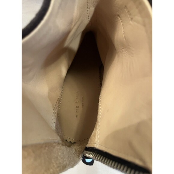 Rag & Bone Suede Ankle Boots, Charcoal Gray Size‎ 8 New - Picture 8 of 10